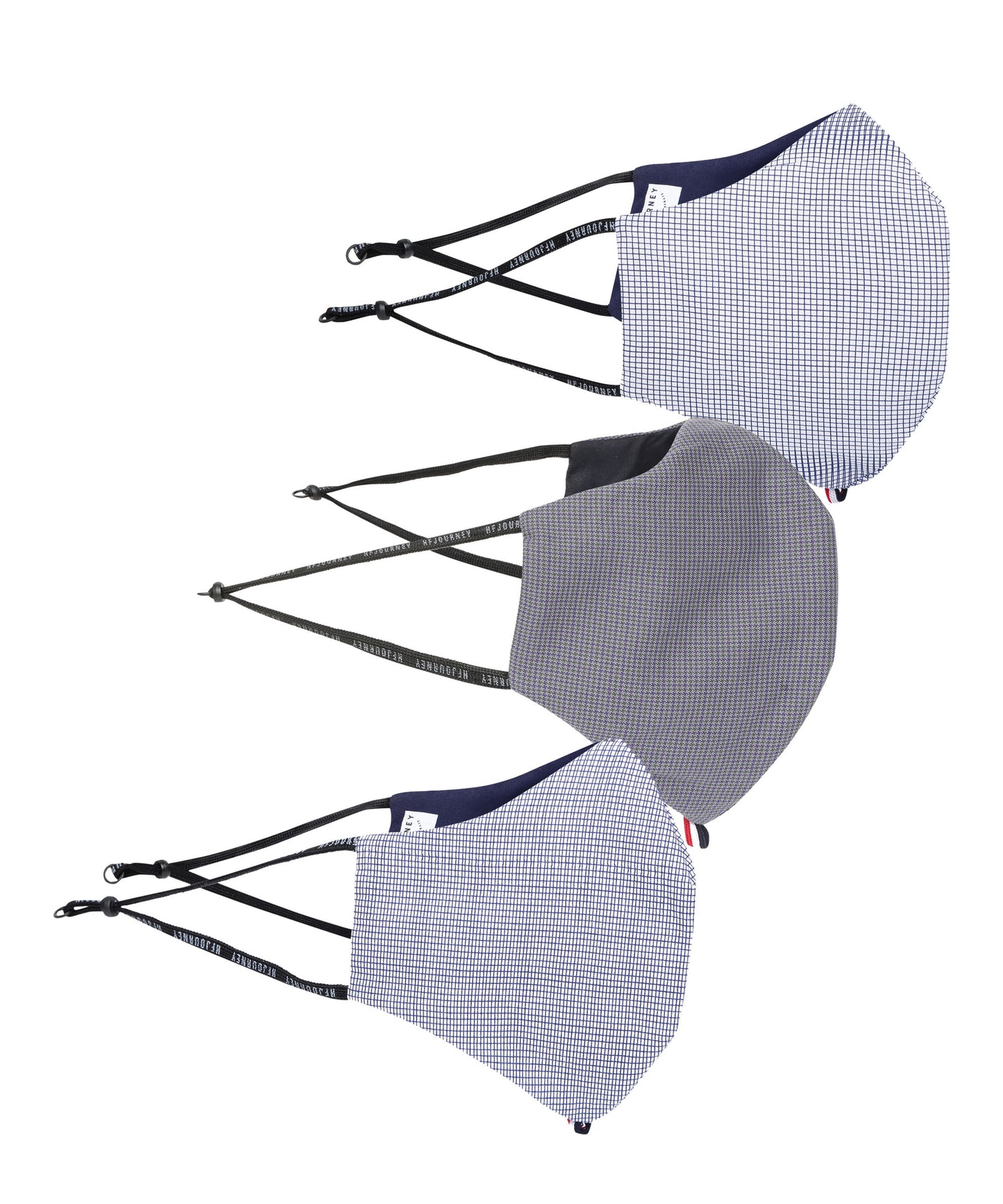 Hi - Gen ' Facemask - Glen Check,Sneek Gris,Glen Check ( H2 U1 H2 ) (Pack of 3)