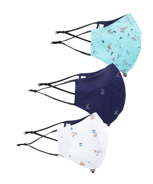 Hi-Gen' Facemask -  Rustic,Ryu Mon,Chintz ( Q2 N2 K2 ) (Pack of 3)